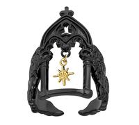 Yzdysg Rings, Vintage Castles Sun Pattern Open Rings Adjustable Size Unisex Fashion Jewelry for Parties and Weddings