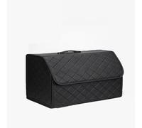 YZECEBNF Car Boot Organiser For Lexus ES300H GS300, PU Leather Trunk Boot Bags Foldable Boot Storage Box Multifunctional Stowing Tidying Waterproof Car Accessories,A/Black-Black Line