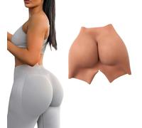 YZFQMXQK Silicone Buttocks Shapewear with Hip Enhancer Shaping Pants for Crossdressers Transgender Drag Queen,Color3,4XL