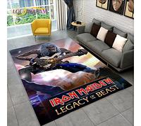 YZGAH I-Iron Aces High,Heavy Metal Band Area Rug,Carpet Rug for Living Room Bedroom Sofa Doormat Decoration,kids Non-slip Floor Mat 3D P5951 160X200CM