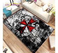 YZGAH R-Resident Evil Games Gamer Area Rug,Carpet Rug For Living Room Bedroom Sofa Doormat Decoration, Kids Play Non-Slip Floor Mat V1163 160X200Cm