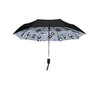 YZGO Cute Pandas Umbrella Sun UV Protection Compact Umbrella Lightweight Cartoon Panda Auto Open Close Windproof Travel Umbrella for Business & Personal