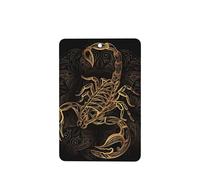YzgWjBhd Car Air Fresheners Cards Set of 6, Gold Scorpion Printed Hanging Car Air Freshener, Funny Auto Air Freshener Paper