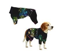 YzgWjBhd Colorful Music Notes Printed Pet Onesie
