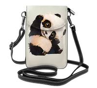 YzgWjBhd Cute Little Panda Small Crossbody Bags, Printed Cell Phone Purse with Card Slots, Shoulder Handbag with Strap