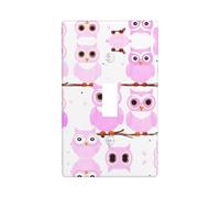 YzgWjBhd Cute Owl Print 1 Gang Wall Plate Single Toggle Switch Cover, 11.4cm x 7cm, Decorative Light Switch Plate Covers