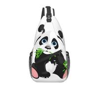 YzgWjBhd Cute panda Sling Bag for Men Women | Crossbody Fanny Pack with Zipper Pockets | Funny Backpack Chest Bag