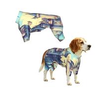 YzgWjBhd Fairytale Castle Printed Pet Onesie