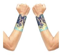 YzgWjBhd Fairytale Castle Printed Wrist Sleeve Pair