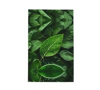 YzgWjBhd Green Leaf Nature Print Waffle Kitchen Dish Towels, Super Absorbent Hand Towels for Bathroom, Kitchen, Decorative Tea Cloths 66cm x 41cm