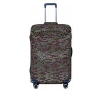 YzgWjBhd Luggage Suitcase Cover Protector, Printed Programmer Programming Code Luggage Covers for Suitcase, Baggage Covers Fits 18-32 Inch Luggage, Black, S