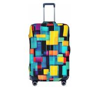 YzgWjBhd Luggage Suitcase Cover Protector, Printed Square geometry diagram Luggage Covers for Suitcase, Baggage Covers Fits 45-81CM Luggage