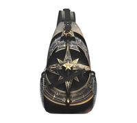 YzgWjBhd Magical Design Norse Runes Compass Sling Bag for Men Women | Crossbody Fanny Pack with Zipper Pockets | Funny Backpack Chest Bag