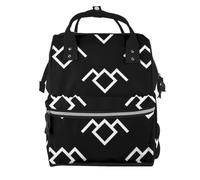 YzgWjBhd Multi Pocket Travel Backpack with Adjustable Straps | Twin Owl Printed Organiser Rucksack For Weekends, Shopping, Commuting, City Trips, Restaurants, And Everyday Carry