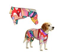 YzgWjBhd Mushroom Printed Pet Onesie