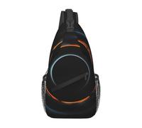 YzgWjBhd Mysterious Cosmic Black Holes Sling Bag for Men Women | Crossbody Fanny Pack with Zipper Pockets | Funny Backpack Chest Bag