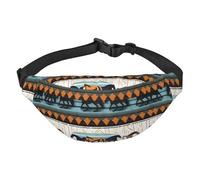 Yzgwjbhd Red Geraniums Print Large Crossbody Fanny Pack, Cute Waterproof Waist Pack Belt Bag For Men, Women, Stylish Running Accessory, Horse Stripes Pattern, One Size