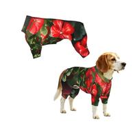 YzgWjBhd Red geraniums Printed Pet Onesie