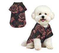YzgWjBhd Rose Shadow Quilts Printed Pet Shirt