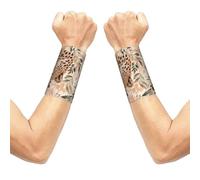 YzgWjBhd Soft Cheetah Garden Printed Wrist Sleeve Pair