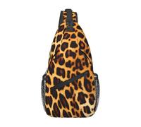 YzgWjBhd Stripes on leopards Sling Bag for Men Women | Crossbody Fanny Pack with Zipper Pockets | Funny Backpack Chest Bag