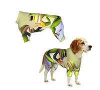 YzgWjBhd The funny frog doing yoga Printed Pet Onesie