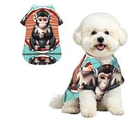 YzgWjBhd The silent monkey Printed Pet Shirt