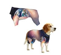 YzgWjBhd Universe Planet Printed Pet Onesie