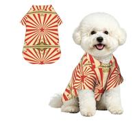 YzgWjBhd Vintage Circus Background Printed Pet Shirt