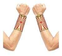 YzgWjBhd Vintage Circus Background Printed Wrist Sleeve Pair