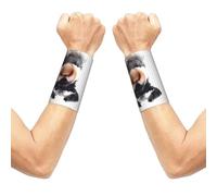 YzgWjBhd Well-behaved schnauzer Printed Wrist Sleeve Pair