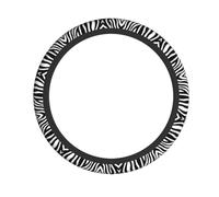 YzgWjBhd Zebra fine lines Print Elastic Steering Wheel Cover, Cute Non-slip Breathable Neoprene Car Steering Wheel Protector
