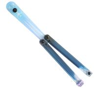 YZH GOAT Plastic Butterfly Knife Trainer,Plastic Balisong Trainer, Integral Channel Handle Matched with Copper Washer,Strong and Lightweight Build, Great for beginners.(FJ)