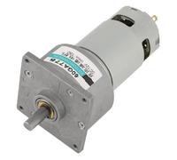 YZHATDH 12V/24V 35W Mini DC Adjustable Speed Metal Gear Motor High Torque Motor CW/CCW Brush Reducer DC Motor Automatic Doors