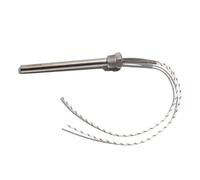 YZHATDH 1pc DN15/21mm Threaded Cartridge Heater 12V/24V/36V/48V 304SS Single Head Thread Heating Tube12x50-200mm 100-350W