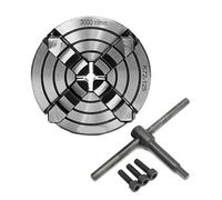 YZHATDH Chuck 4 Jaw 3-10Inch Lathe Independent Reversible Jaw K72-80/100/125/160/200/250 Tool Drilling Milling Woodworking