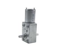 YZHATDH JGY370 Dual Shaft Motor Worm Gear 12V DC Dual Shaft 6V Dual Output Shaft Reducer Motors 24V DC Reverse Reduction Self-Locking Motor