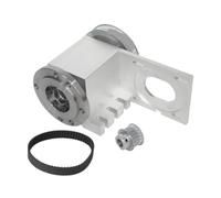 YZHATDH NEMA34 86 Stepper Motor, CNC Indexing Head, 4 Jaws, 100mm, Mandrel Center Height 65mm, CNC Engraving Machine Rotation Tools