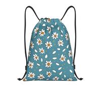 YZHYWJFF Cartoon Daisy Petal Printed Lightweight Drawstring Pocket With Adjustable Shoulder Straps