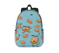 YZHYWJFF Cartoon Maple Seed Print Backpack Adjustable Shoulder Straps, Perfect For School And Outdoor Activities