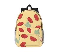 YZHYWJFF Cartoon Maple Seed Print Backpack Adjustable Shoulder Straps, Perfect For School And Outdoor Activities