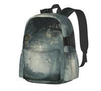 YZHYWJFF Dense Forest Printed Men'S And Women'S Casual Backpack, Suitable For Daily Use