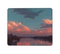 YZHYWJFF River And The Great Sky Print Mouse Pad Waterproof Mouse Pad For Computer Laptop Home & Office