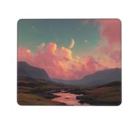 YZHYWJFF River And The Great Sky Print Mouse Pad Waterproof Mouse Pad For Computer Laptop Home & Office