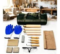 YZHYYDS Obsidian Crafting Stone Knapping Kit, Flint Knapping Tools