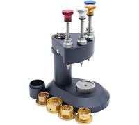 YZHYYDS Professional 4 Pin Watch Hand Presser, Professional Watch Hands Setting Tool with 8 Needles and 3 Movement Bases, Watchmakers Setting Fitting Press for Repair Shops and Watchmakers