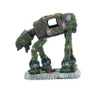 YZHZOM Star Wars Aquarium Decor, Green AT-AT Walker, Eco-friendly Resin Fish Tank Ornament for 5-50 Gallons Tanks