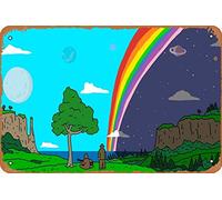 Yzixulet Big Lez Show Landscape Poster Metal Sign Retro Home Decorative Vintage Tin 12 x 8 Inch