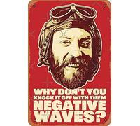 Yzixulet Oddball from Kellys Heroes - Negative Waves Movie Quote Original Design Poster Vintage 8" x 12" Metal Tin Sign Funny Man Cave Decor