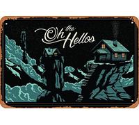 Yzixulet The Oh Hellos Poster Retro Metal Tin Vintage Sign 12 X 8 Inch Home Bar Man Cave Wall Decor 8 x 12 Inch
